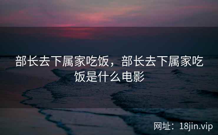 部长去下属家吃饭，部长去下属家吃饭是什么电影